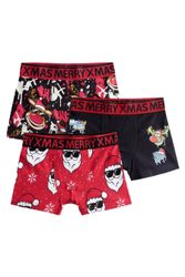Next Trunk 3er-Pack Boxershorts mit Weihnachtsmotiven günstig online kaufen