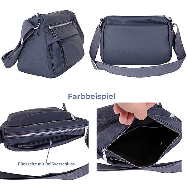 MIRROSI Umhängetasche Damen, Veganleder Crossbody Tasche günstig online kaufen