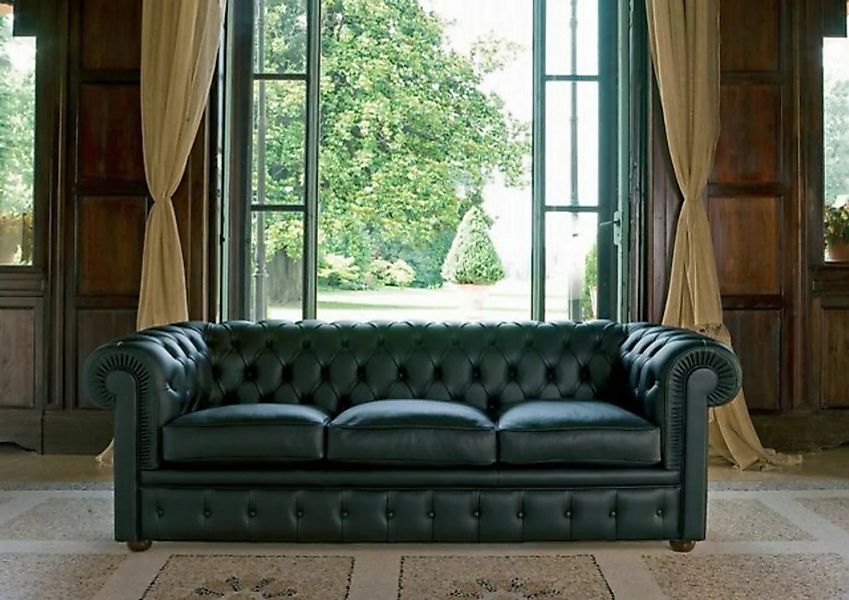 JVmoebel 3-Sitzer Klassische Chesterfield Couch Polster Sofa Sofas Leder 3 günstig online kaufen