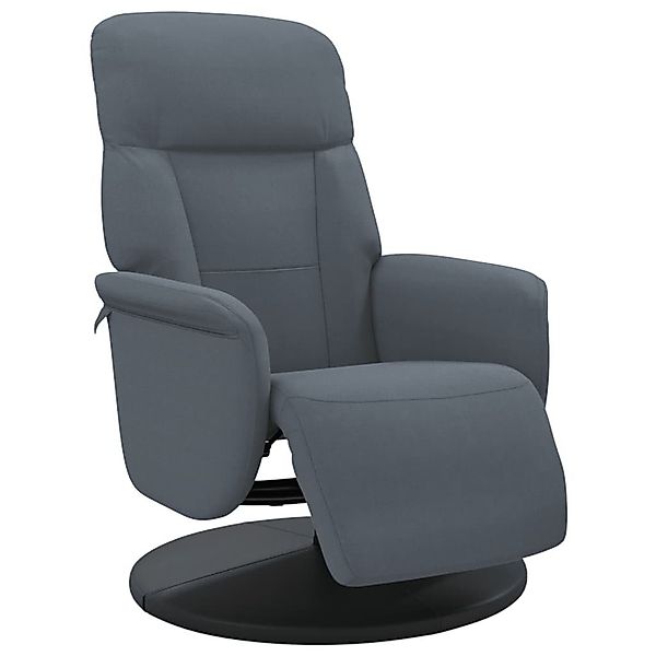 vidaXL Sessel Relaxsessel mit Fußteil Dunkelgrau günstig online kaufen