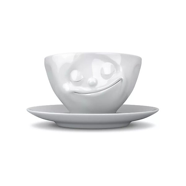 Dreidimensionale Glückliche Porzellan Tasse günstig online kaufen