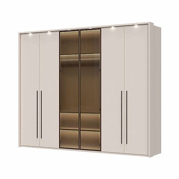 Places of Style Drehtürenschrank "Opera Parsol-Glastüren, LED-Innenbeleucht günstig online kaufen