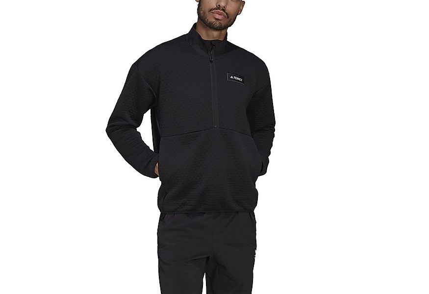adidas Performance Fleecejacke Fleecepullover Terrex Utilitas Hike Half-Zip günstig online kaufen