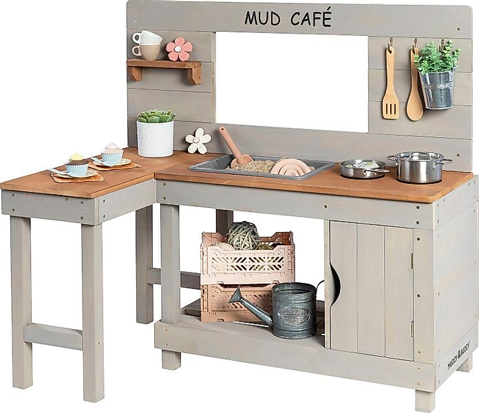 MUDDY BUDDY® Outdoor-Spielküche Mud Café Holz, günstig online kaufen