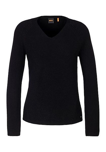 BOSS ORANGE Strickpullover Fardin Premium Damenmode mit Charm mit BOSS Logo günstig online kaufen