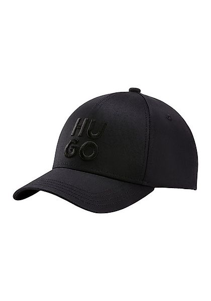 HUGO Fitted Cap Jude-Stacked mit 3D Logostickerei, verstellbarer Verschluss günstig online kaufen