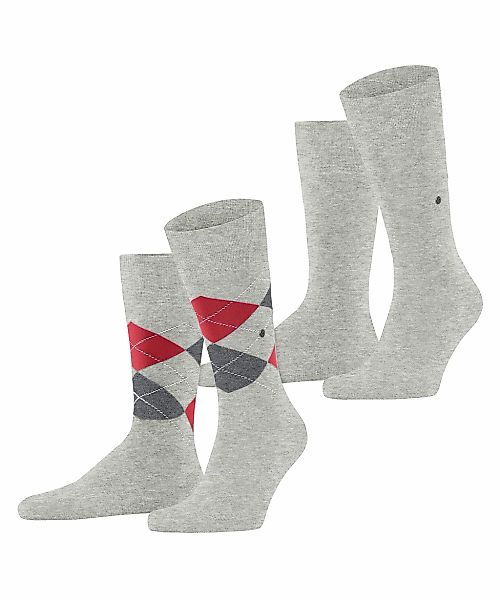 Burlington Socken "Everyday Argyle Mix" 2er Pack, 2 Paar tlg. aus weicher g günstig online kaufen