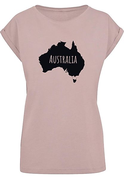 Merchcode T-Shirt "Merchcode Damen Ladies Australia Extended Shoulder Tee" günstig online kaufen