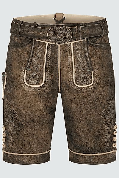 Lederhose Waris mit Gürtel günstig online kaufen