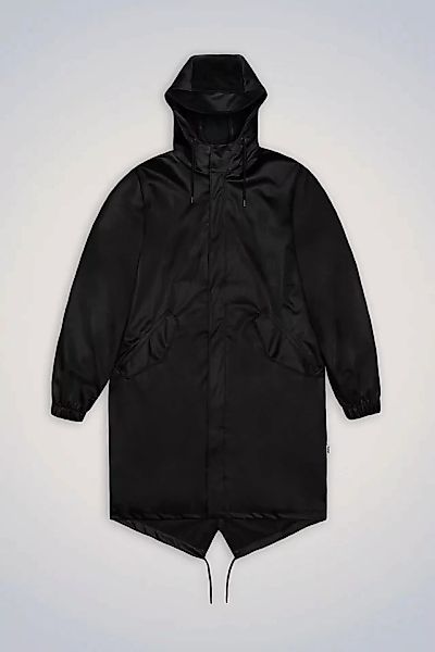 Rains Regenjacke Fishtail Parka Black - Variante: schwarz L günstig online kaufen