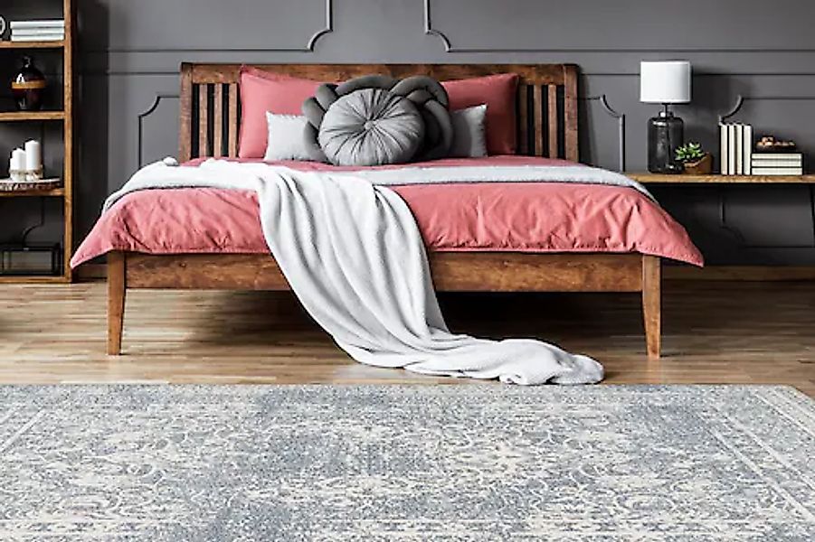 my home Teppich »Melody«, rechteckig, 10 mm Höhe, Wohnzimmer günstig online kaufen
