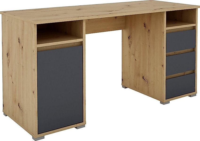 byLIVING Schreibtisch Lobo, Breite 138 cm, Computertisch mit Schubladen, im günstig online kaufen