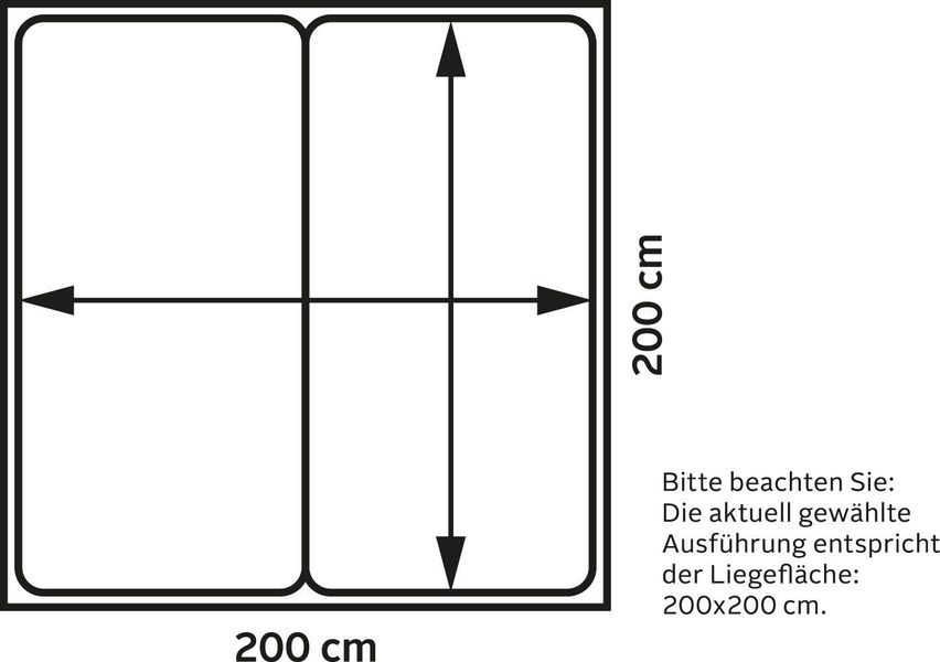 Westfalia Schlafkomfort Polsterbett, inkl. Bettkasten bei günstig online kaufen