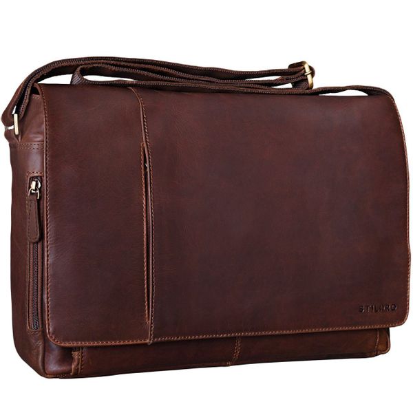 STILORD Laptoptasche "Elias" Echtleder Herren Umhängetasche günstig online kaufen