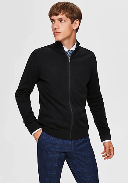 Selected Strickjacke SLHBERG FULL ZIP CARDIGAN NOOS günstig online kaufen