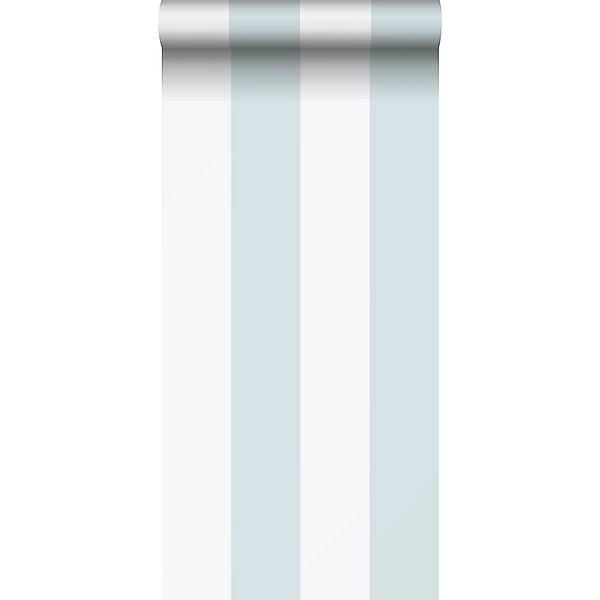 Sanders & Sanders Tapete Streifen Hellblau und Weiß 53 cm x 10.05 m günstig online kaufen