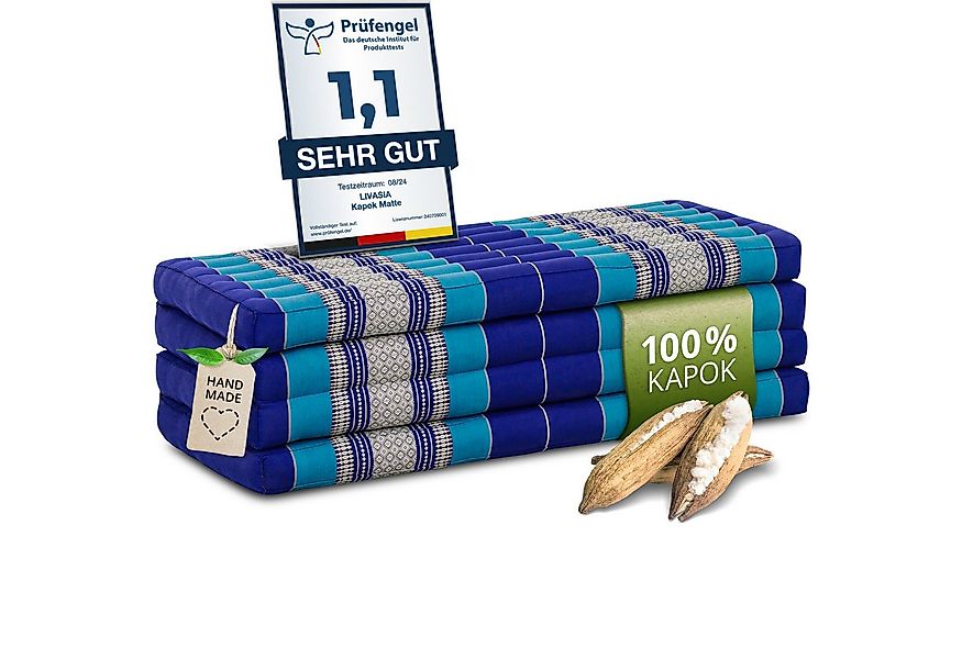 Klappmatratze Faltmatratze 110 cm breit (Classic) - 200x110x8cm -, livasia, günstig online kaufen