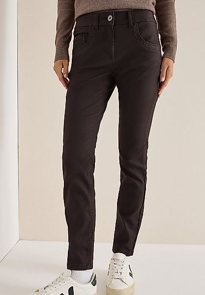CECIL 5-Pocket-Hose Style Toronto im Leder-Look, mit leicht glänzender Besc günstig online kaufen