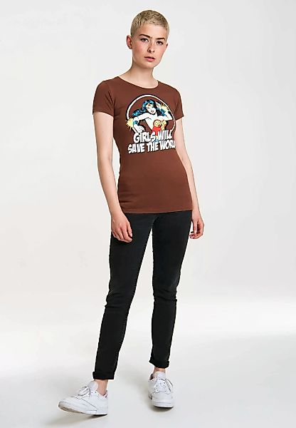 LOGOSHIRT T-Shirt "DC - Wonder Woman - Girls Will", mit Wonder Woman-Print günstig online kaufen