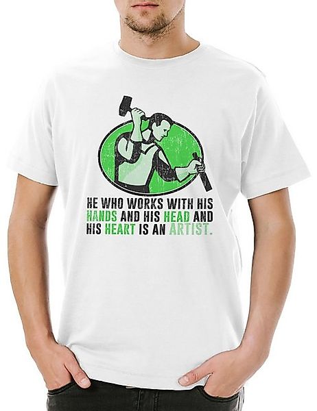 Urban Backwoods Print-Shirt Urban Backwoods Carpenter Artist Herren T-Shirt günstig online kaufen
