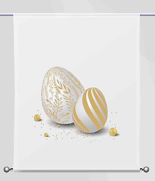 gardinen-for-life Scheibengardine Ostern moderna Xtra gold günstig online kaufen