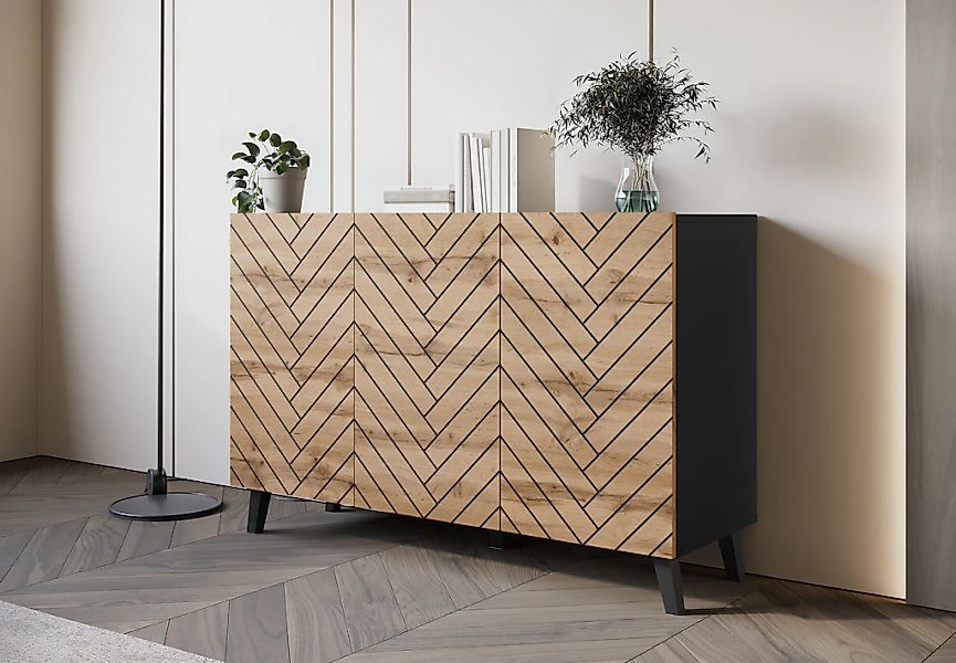 INOSIGN Sideboard "SIDEBOARD PHUKET" 1 Stk. tlg. Modernes Sideboard mit 6 F günstig online kaufen