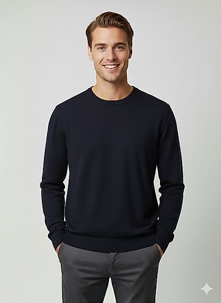 Selected Rundhalspullover SLHZREG-KRIS KNIT LS CREW günstig online kaufen