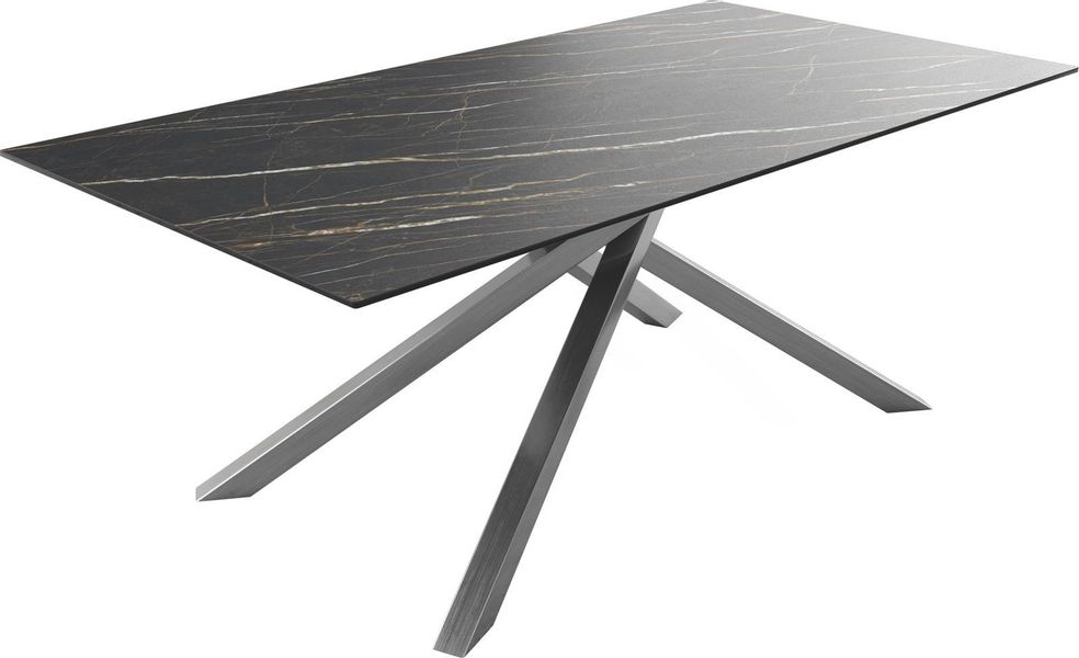 DELIFE Esstisch Edge, Keramik Laminam®Noir Desir günstig online kaufen