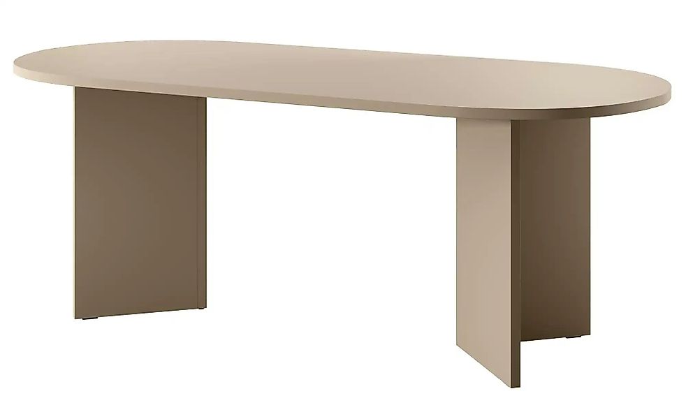 Esstisch oval Ovo ¦ beige ¦ Maße (cm): B: 90 H: 75 Tische > Esstische > Ess günstig online kaufen