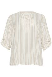 KAFFE Curve Langarmbluse Langarm-Bluse KCmille Große günstig online kaufen