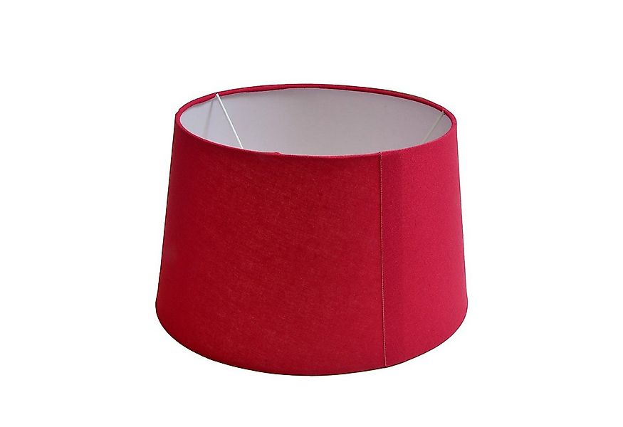 B&S Lampenschirm Lampenschirm rund aus Stoff H 16 x Ø 25 cm für Tisch - Ste günstig online kaufen