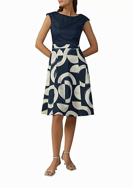 s.Oliver BLACK LABEL A-Linien-Kleid mit All-Over Print günstig online kaufen