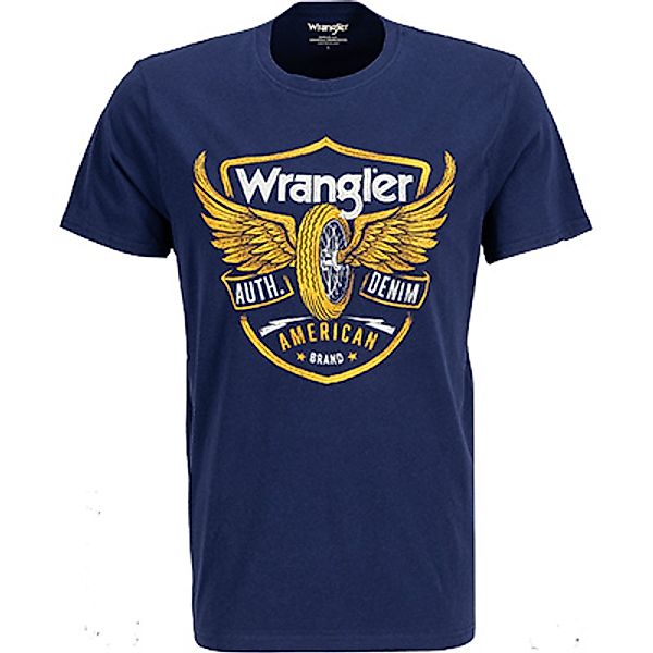 Wrangler T-Shirt medieval blue W7J0D3X9I günstig online kaufen