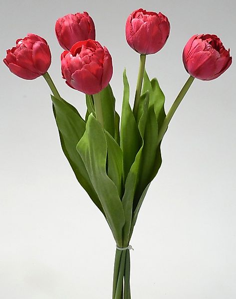 Kunstblume Tulpen künstlich L43cm Tulpenbündel mit günstig online kaufen