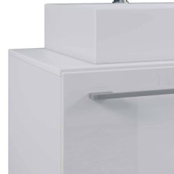 Waschtisch mit Keramikbecken in Weiß die Wandmontage günstig online kaufen