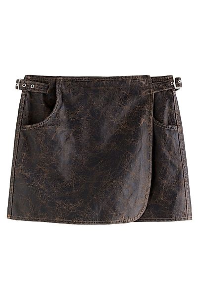 Next Jeansrock Mini-Wickelrock aus Jeansstoff in günstig online kaufen