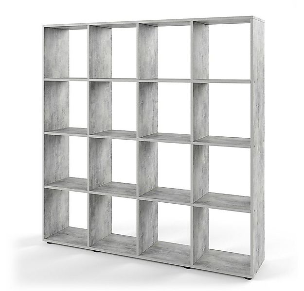 Vicco Raumteiler Karree, Grau/Grau, 138.5 x 142.5 cm, verstellbar günstig online kaufen