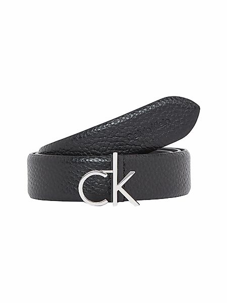 Calvin Klein Ledergürtel "CK LOGO BUCKLE BELT 3.0 PBL" mit Logoprägung als günstig online kaufen