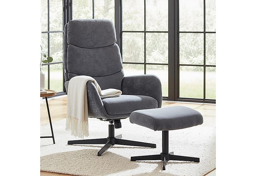 HOMCOM Relaxsessel mit hoher Rückenlehne, Leinenoptik (Fernsehsessel, 2-St. günstig online kaufen