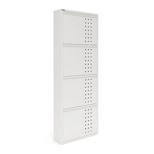 Kaufexpress GmbH Schuhschrank Metall-Schuhregal „Dublin“ mit 4/5 Klappen, M günstig online kaufen