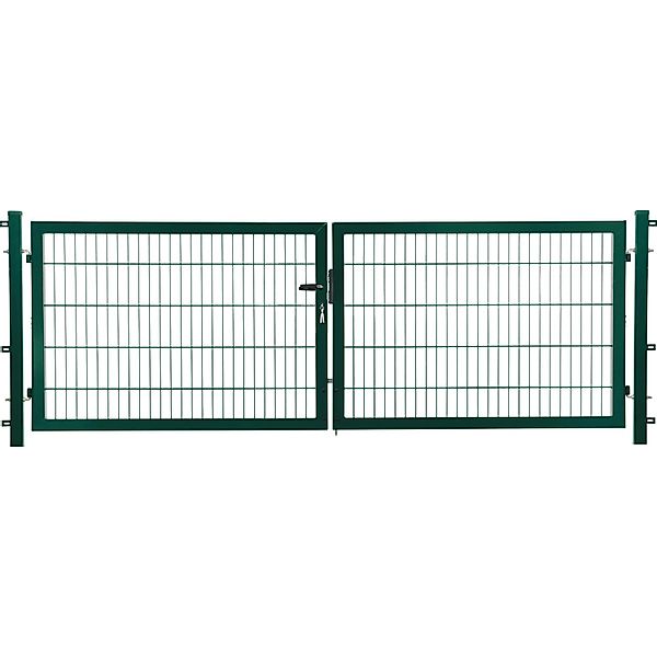 Doppeltor Comfort Einstabmattenfüllung Grün 80 x 300 cm günstig online kaufen