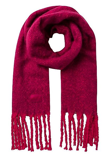 Les Lunes Strickschal Ella, vielseitig zu kombinieren, mit Fransen, flausch günstig online kaufen