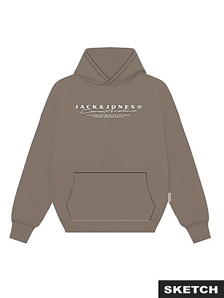 Jack & Jones Kapuzensweatshirt JCOPOINT BRANDING SWEAT HOOD FST günstig online kaufen