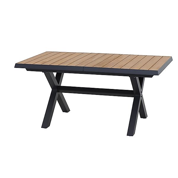 Siena Garden Gartentisch Sincro Rechteckig ausziehbar Holz Teak 90 cm x 200 günstig online kaufen
