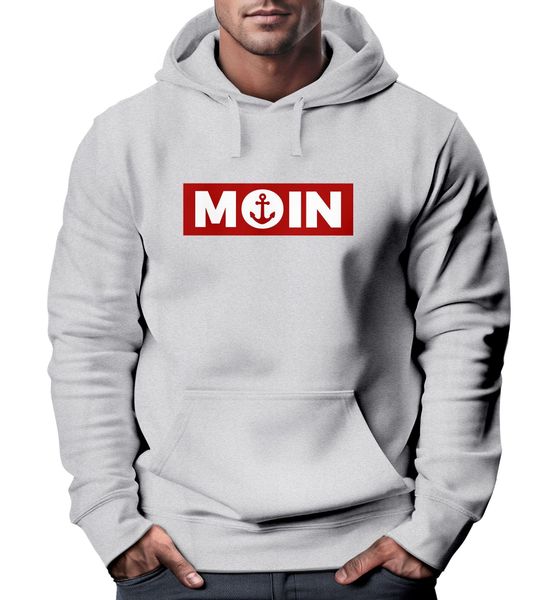 Neverless Hoodie Hoodie Herren Moin norddeutsch günstig online kaufen