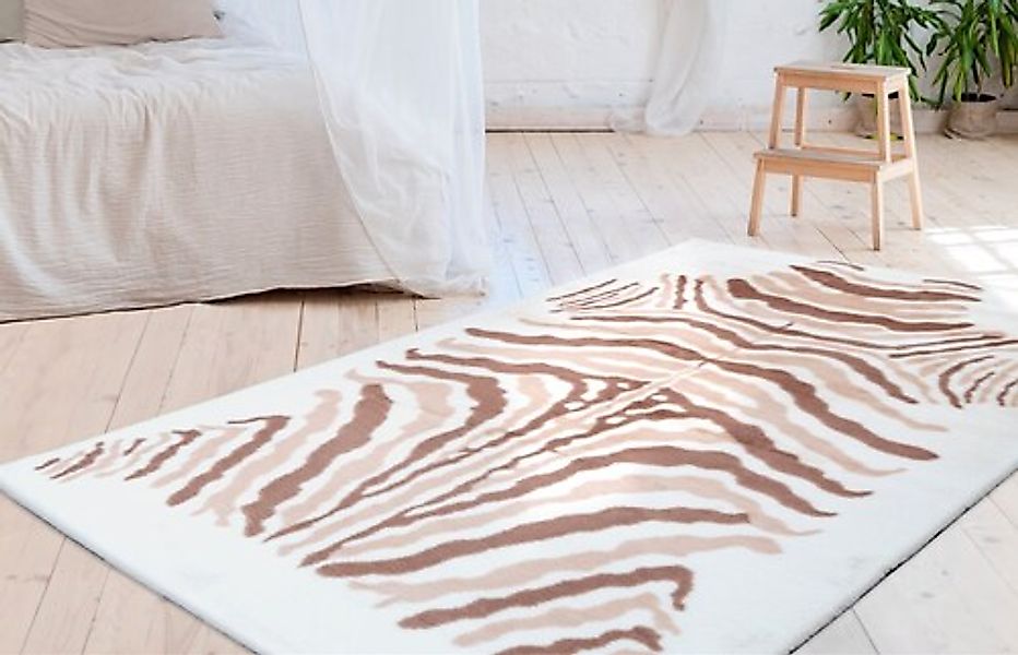 my home Hochflor-Teppich »Elias«, rechteckig, 30 mm Höhe, Fell-Optik, Wohnz günstig online kaufen
