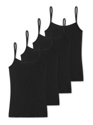 Schiesser Spaghettitop Modal Essentials (4-tlg) schmale günstig online kaufen