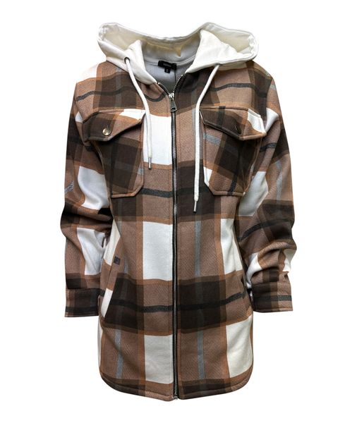 Worldclassca Karohemd Worldclassca DAMEN HEMDJACKE KARIERT günstig online kaufen