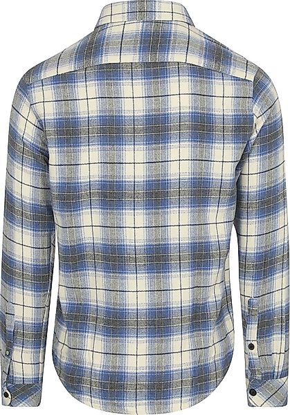 Dstrezzed Hemd Stein Flanel Karos Blau - Größe XL günstig online kaufen