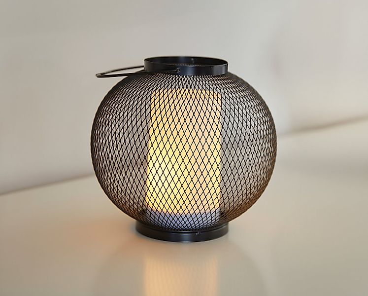 Northpoint LED Laterne aus Metall mit Timer & Flackereffekt für drinnen & d günstig online kaufen
